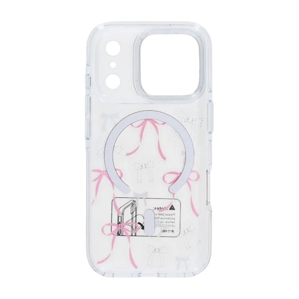 iPhone 17 Pro Max Skal Mönster MagSafe Rosett