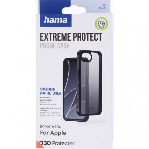 Hama iPhone 16e/17e Skal Extreme Protect Svart