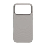iPhone 17 Pro Max Skal Silikon MagSafe Ljusgrå