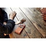 Twelve South iPhone 7 Plus/iPhone 8 Plus Skal Relaxed Leather Kortfack Marsala