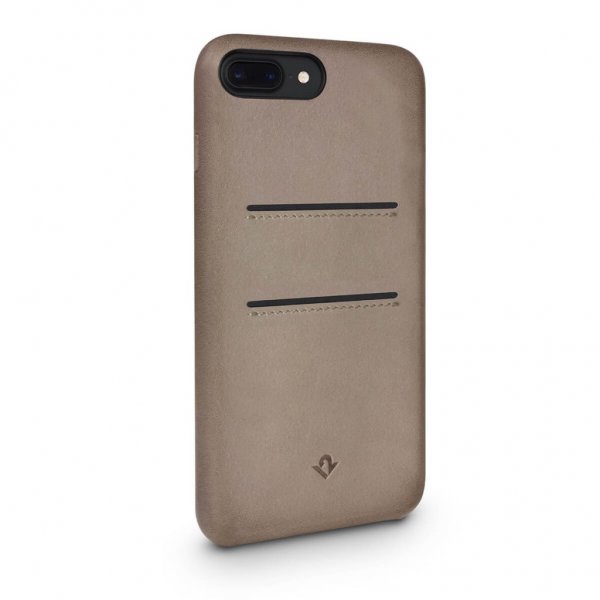 Twelve South iPhone 7 Plus/iPhone 8 Plus Skal Relaxed Leather Kortfack Marsala