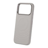 iPhone 17 Pro Max Skal Silikon MagSafe Ljusgrå