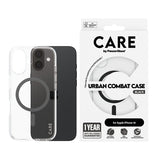 CARE by PanzerGlass iPhone 16 Skal Urban Combat MagSafe Svart Transparent
