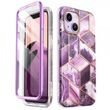 Supcase iPhone 14 Plus Skal Cosmo Purple Marble