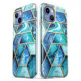 Supcase iPhone 14 Plus Skal Cosmo Blue Marble