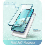 Supcase iPhone 14 Plus Skal Cosmo Blue Marble