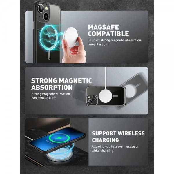 Supcase iPhone 14 Plus Skal UB Mag Svart