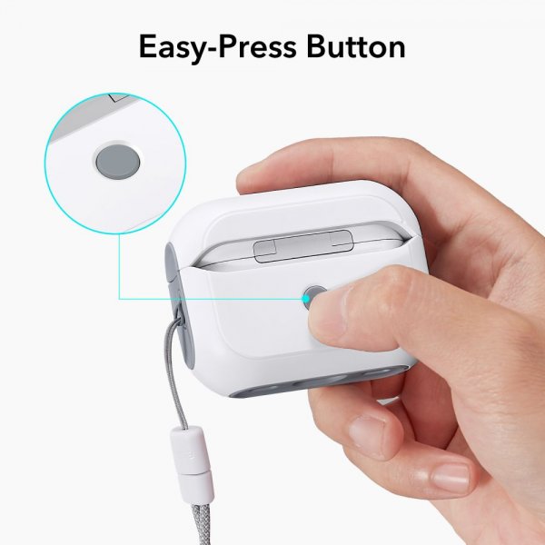 ESR AirPods Pro/AirPods Pro 2 Skal Orbit Hybrid HaloLock Vit