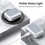 ESR AirPods Pro/AirPods Pro 2 Skal Orbit Hybrid HaloLock Vit