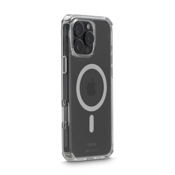 Hama iPhone 16 Pro Max Skal Extreme Protect MagLine Transparent