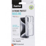 Hama iPhone 15 Pro Max Skal Extreme Protect MagLine Transparent