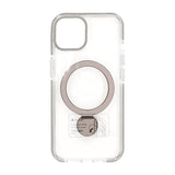 iPhone 13/iPhone 14 Skal Ringstativ MagSafe Svart Transparent