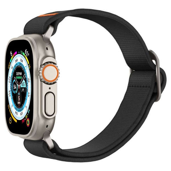 Spigen Apple Watch 44/45/46mm/Ultra 49mm Armband Lite Fit Ultra Svart