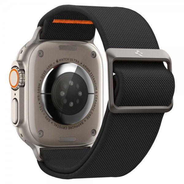 Spigen Apple Watch 44/45/46mm/Ultra 49mm Armband Lite Fit Ultra Svart