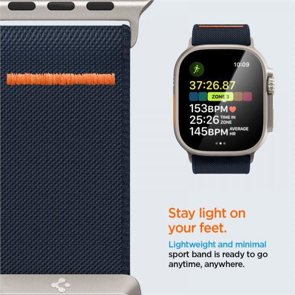 Spigen Apple Watch 44/45/46mm/Ultra 49mm Armband Lite Fit Ultra Navy