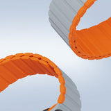 Dux Ducis Apple Watch 38/40/41/42mm Armband LD Series Grå Orange
