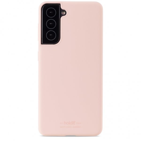 holdit Samsung Galaxy S21 Skal Silikon Blush Pink