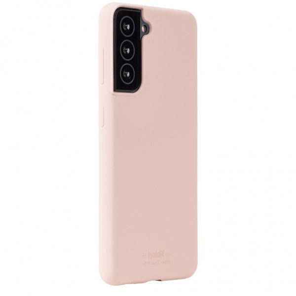 holdit Samsung Galaxy S21 Skal Silikon Blush Pink