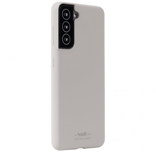 holdit Samsung Galaxy S21 Skal Silikon Taupe