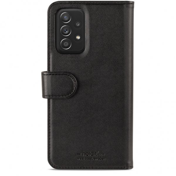holdit Samsung Galaxy A72 Fodral Wallet Case Magnet Svart