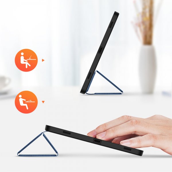 Dux Ducis Samsung Galaxy Tab S9 FE/S10 FE/S10 Lite Fodral DOMO Series Blå