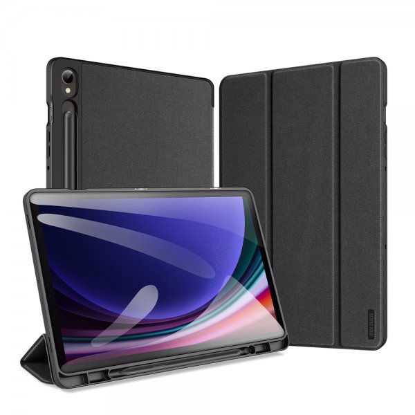 Dux Ducis Samsung Galaxy Tab S9 FE/S10 FE/S10 Lite Fodral DOMO Series Svart