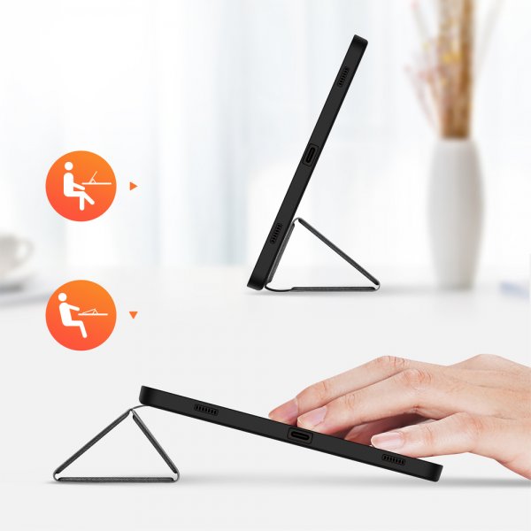 Dux Ducis Samsung Galaxy Tab S9 FE/S10 FE/S10 Lite Fodral DOMO Series Svart