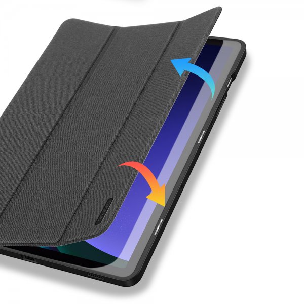 Dux Ducis Samsung Galaxy Tab S9 FE/S10 FE/S10 Lite Fodral DOMO Series Svart