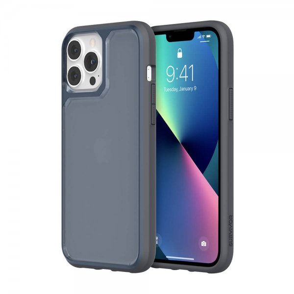 Survivor iPhone 13 Pro Max Skal Strong Graphite Blue