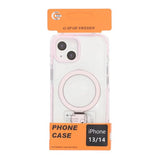 iPhone 13/iPhone 14 Skal Ringstativ MagSafe Rosa