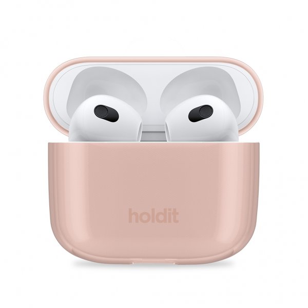 holdit AirPods 3 Skal Seethru Blush Pink