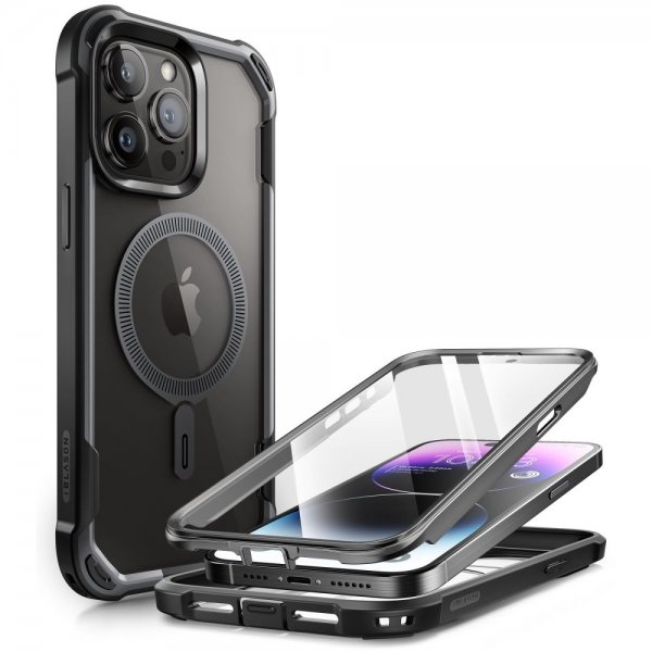 Supcase iPhone 15 Pro Max Skal Ares Mag Svart
