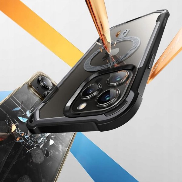 Supcase iPhone 15 Pro Max Skal Ares Mag Svart