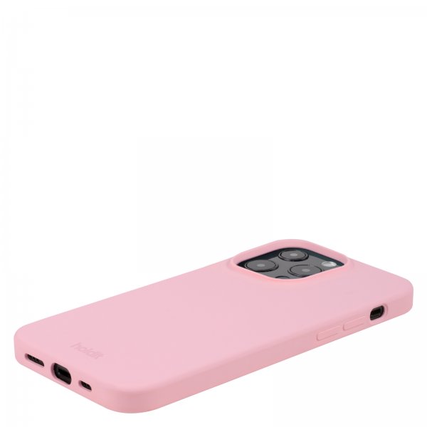 holdit iPhone 13 Pro Skal Silikon Rosa