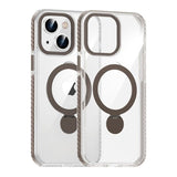 iPhone 15 Skal Ringstativ MagSafe Svart Transparent