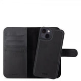 holdit iPhone 13/iPhone 14 Fodral Wallet Case Magnet Plus Black