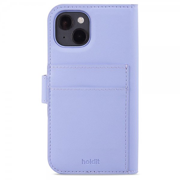 holdit iPhone 13/iPhone 14 Fodral Wallet Case Magnet Plus Lavender