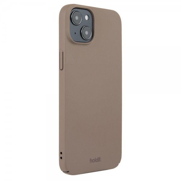 Holdit iPhone 15 Plus Skal Slim Case Mocha Brown
