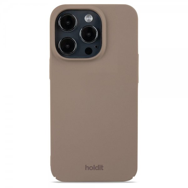 Holdit iPhone 15 Pro Skal Slim Case Mocha Brown