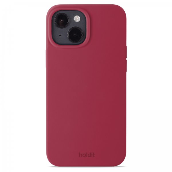 holdit iPhone 15 Skal Silikon Red Velvet