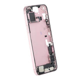 Mittenram med smådelar för iPhone 15 Plus - Rosa OEM