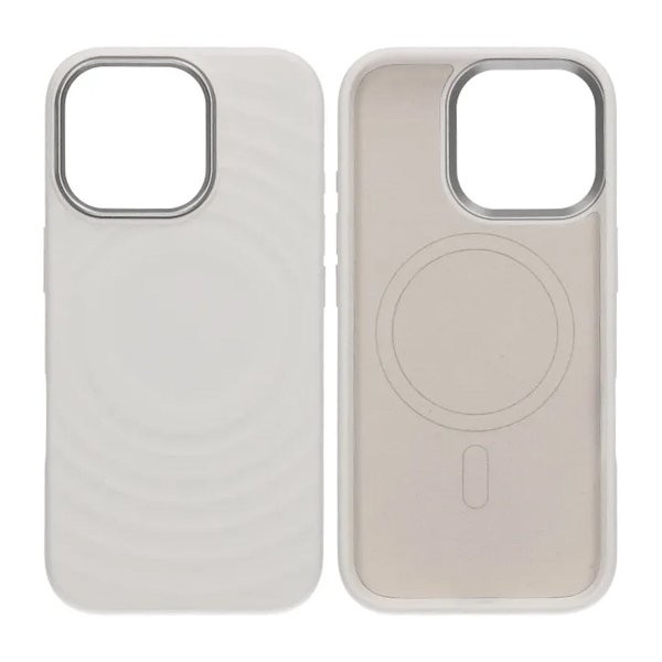 iPhone 17 Skal Silikon MagSafe Vit
