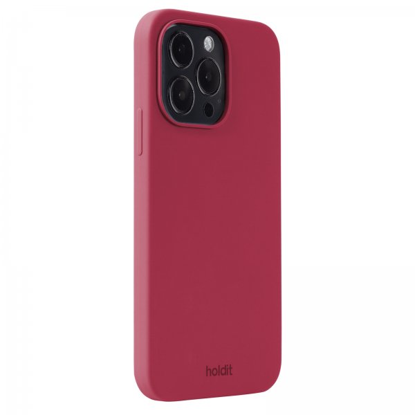 holdit iPhone 15 Pro Max Skal Silikon Red Velvet