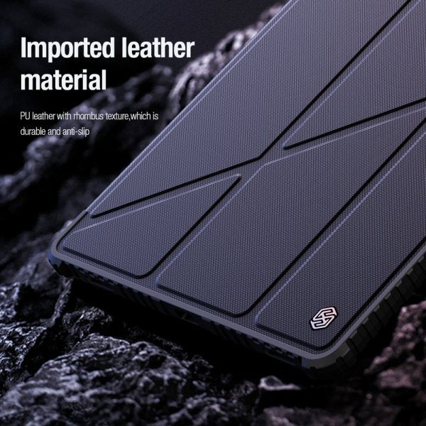 Nillkin Samsung Galaxy Tab S9 Plus/S10 Plus Fodral Bumper Leather Case Pro Svart