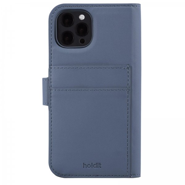 holdit iPhone 12/iPhone 12 Pro Fodral Wallet Case Magnet Plus Pacific Blue