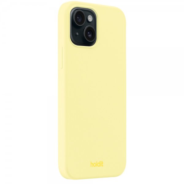 holdit iPhone 15 Plus Skal Silikon Lemonade