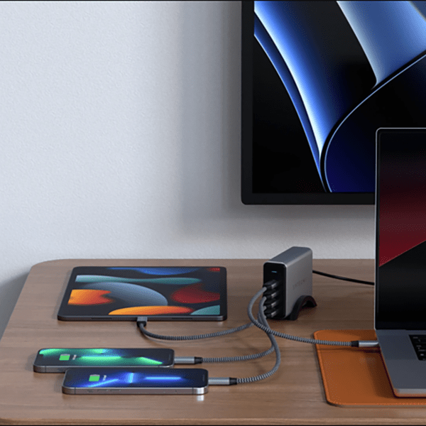 Satechi 165W GaN PD-laddare med 4 USB-C-uttag