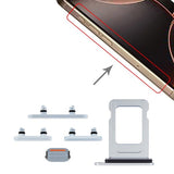 Knappar och Simkorthållare för iPhone 15 och 15 Plus - Blå