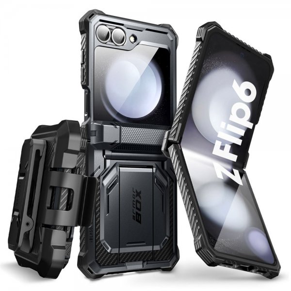 Supcase Samsung Galaxy Z Flip 6 Skal ArmorBox Svart