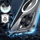ESR iPhone 16 Pro Max Skal och Skärmskydd Classic Hybrid MagSafe Set Transparent